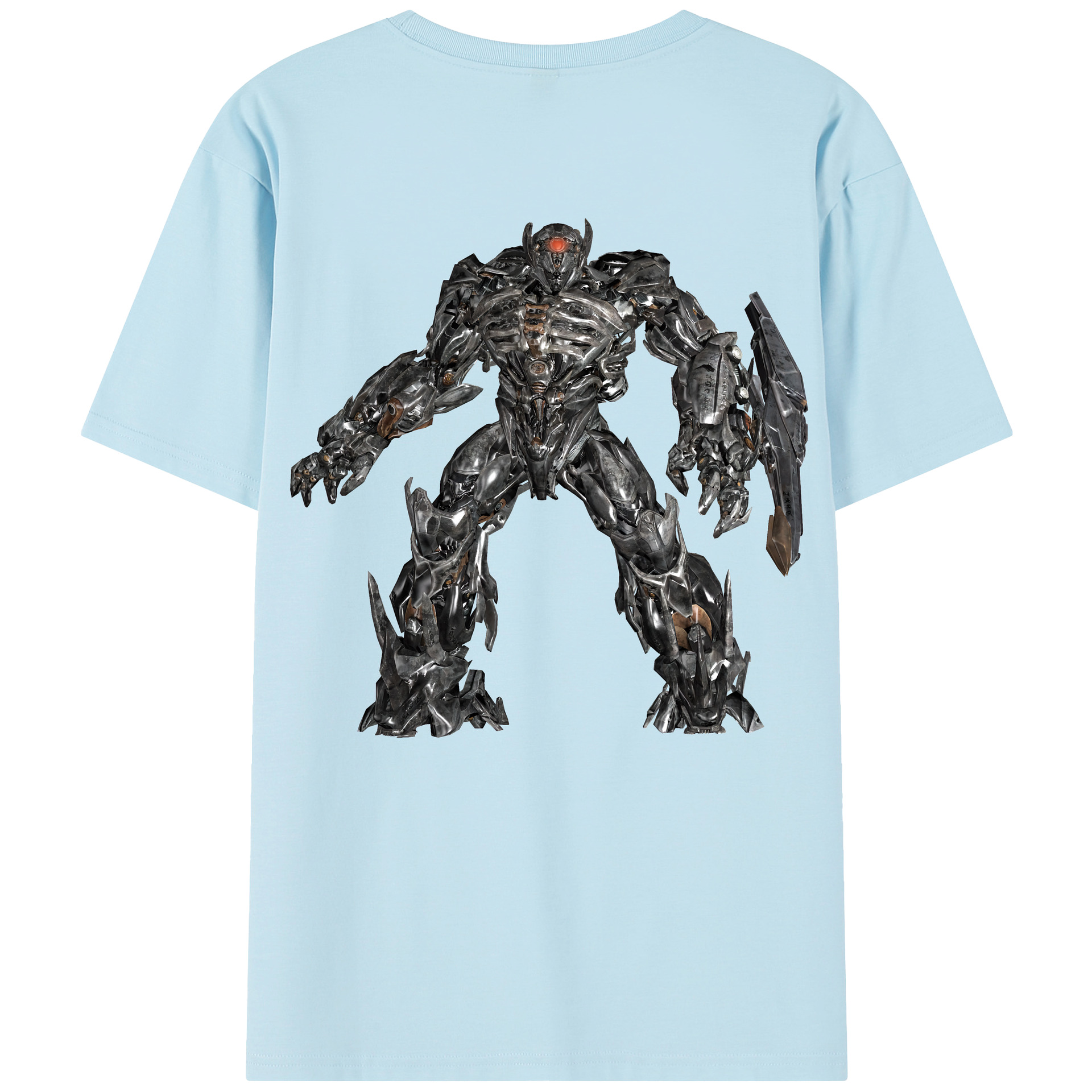 （画像用） Transformers トランスフォーマー 綿100％半袖Tシャツ（背面プリント）